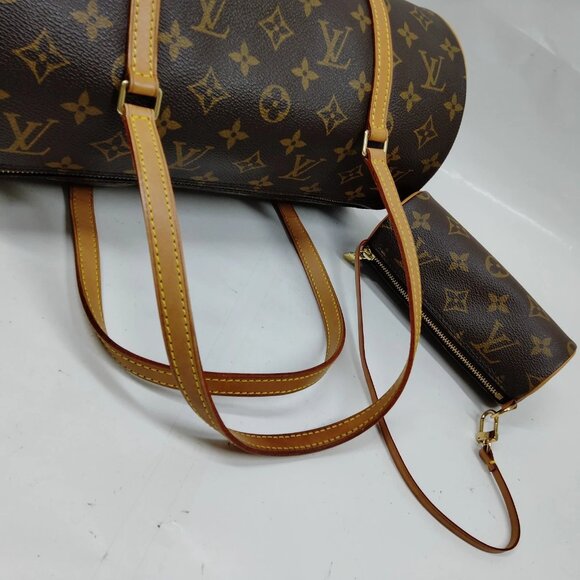 Authentic Louis Vuitton Papillon 30 Brown Monogram Hand Bag mn930-012326 - Picture 5 of 16